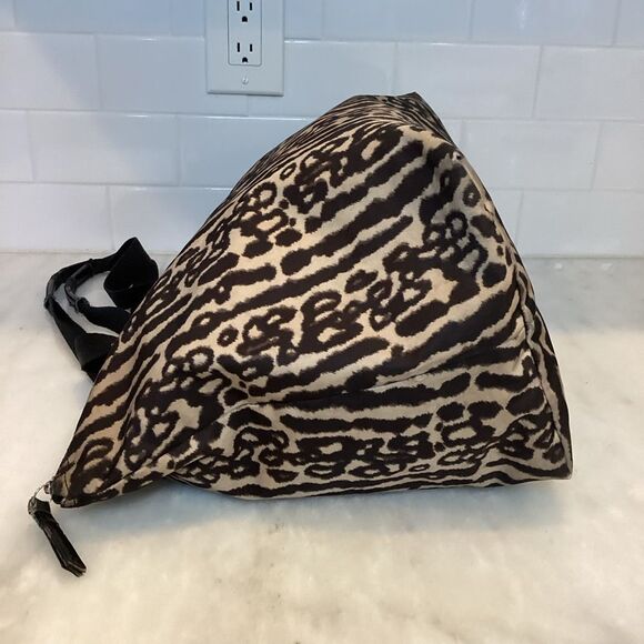 Coach Bag Purse Handbag Pocketbook Ocelot Print Nylon Travel Weekend Travel Bag - Picture 9 of 13